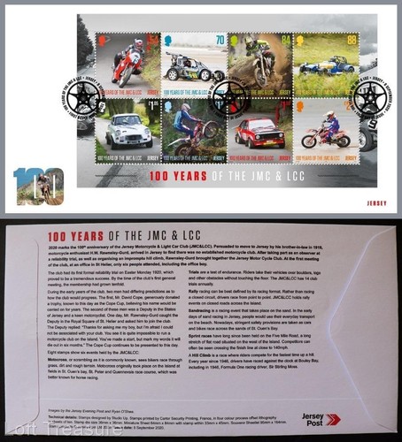 Jersey stamps 100 years jmc - jersey,